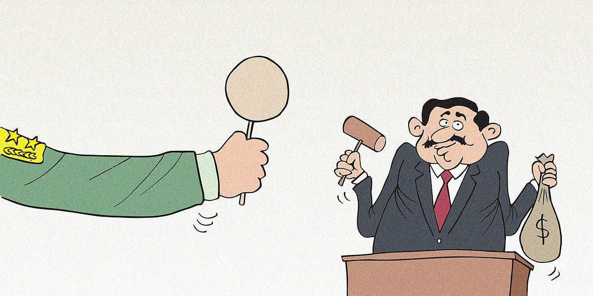 On May 4th Adani Ports announced that it had completed the sale of its port in Myanmar for USD 30 million – far below their investment of USD 150 million. Cartoon by Gihan de Chickera