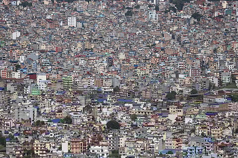 A General View Of The Kathmandu Valley After Overnight Rainfall Which Brought In Clear Weather Conditions