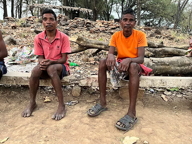 Vallan and Ioto, two Adivasis who recall the government supported militia Salwa Judum crackdown in in Chhattisgarh in 2005.