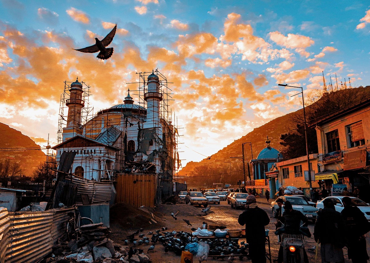 The Shah-Du Shamshira Mosque in Kabul. In the immediate aftermath of the fall, Maryam, among the 21 contributors of the diary