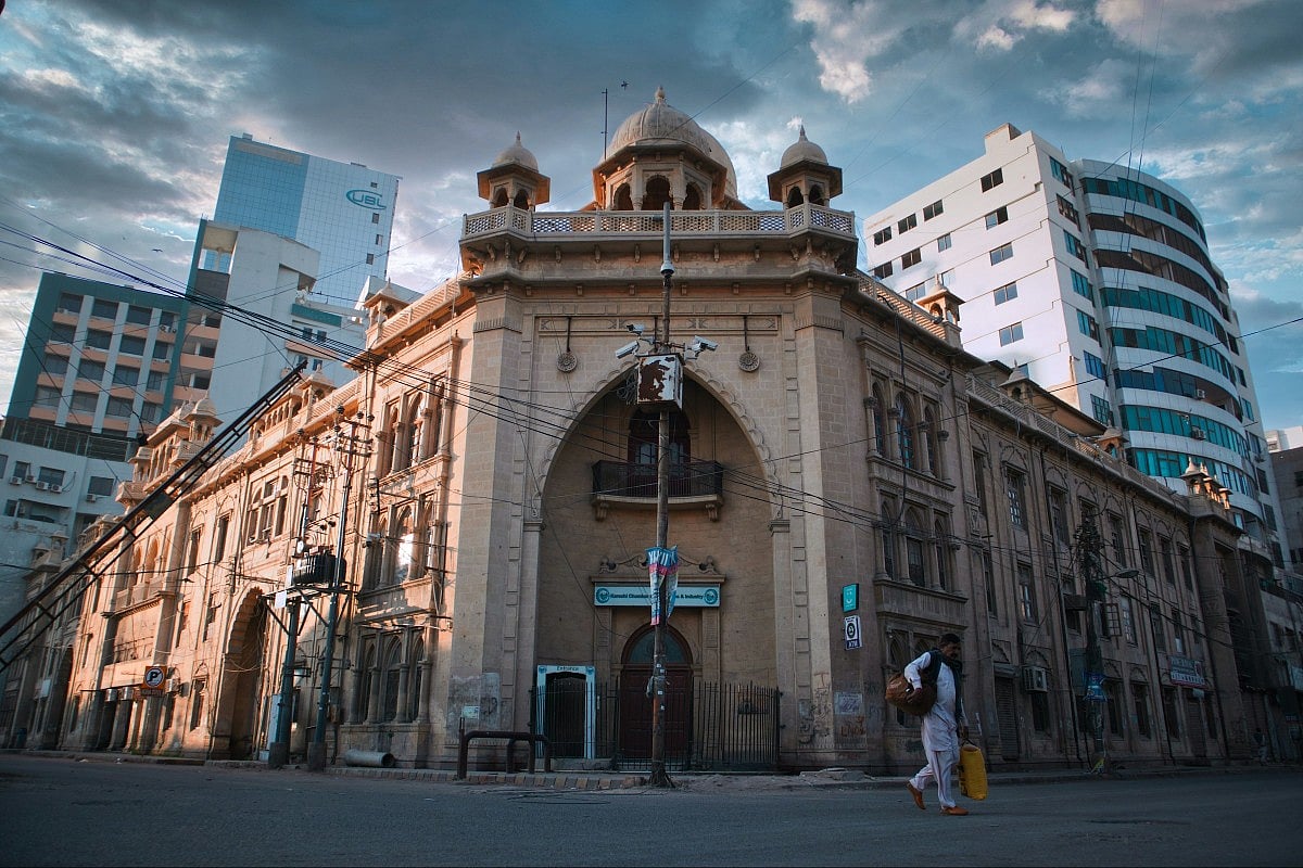 Saddar Bazaar in Karachi. In 'No Funeral for Nazia', Taha Kehar bridges the gap between popular representations of Karachi’s past and its present. 