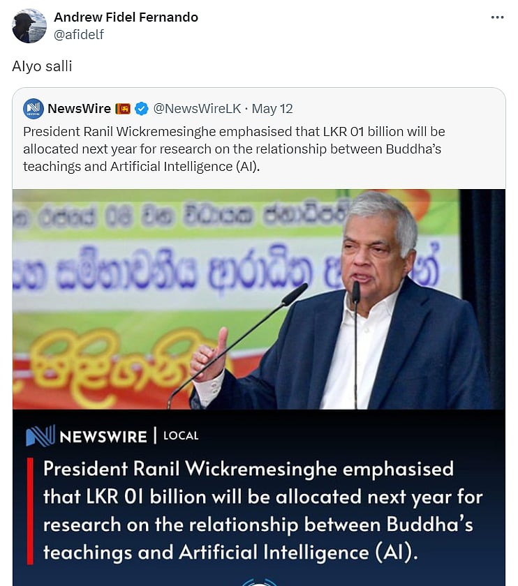 (Translation: Oh no! Money)