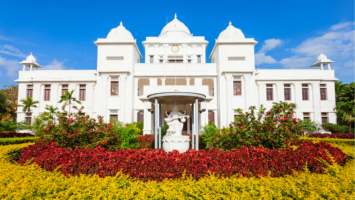 The Jaffna Public Library in northern Sri Lanka. 