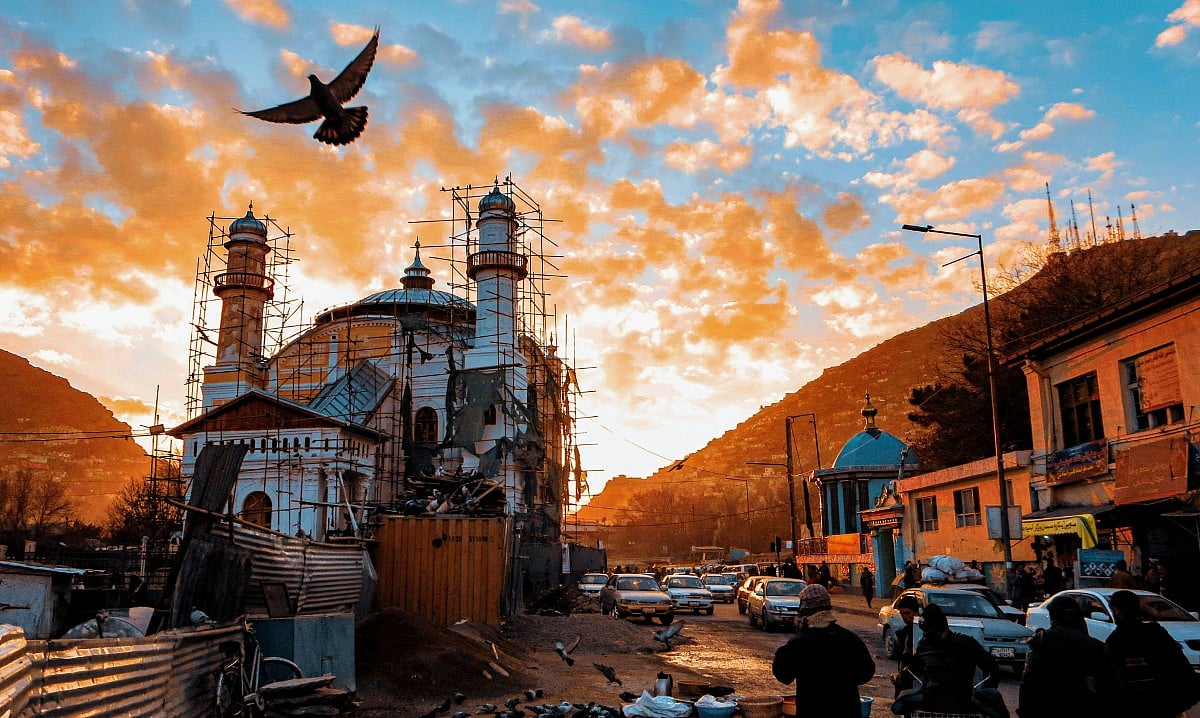 The Shah-Du Shamshira Mosque in Kabul. 