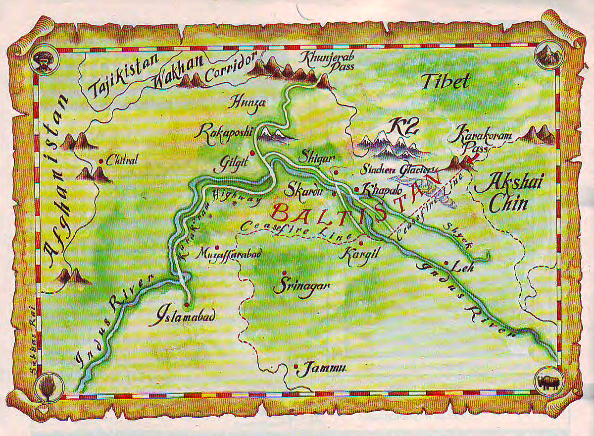 Bulti or Bultistan – a small state north of Kashmir, and bearing the name of Little Tibet, by which prefix it is distinguishes from Middle Tibet or Ladakh, and Great Tibet or Southern Tartary. – A Gazetteer of the Countries Adjacent to India on the North-West, including Sinde, Afghanistan, Beloochistan, the Punjab and Neighbouring States (1844).
