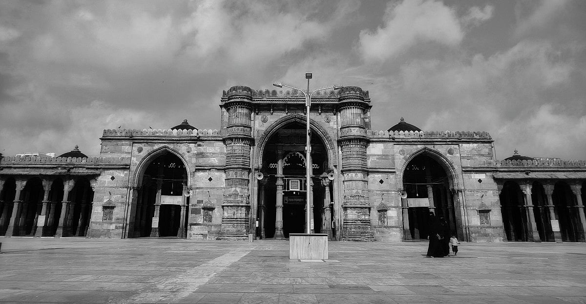 The Jama Masjid in Ahmedabad. 