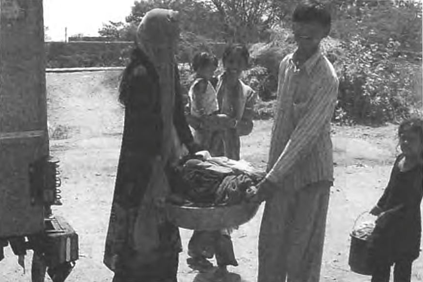 Photo by Deepa A showing refugees living in a relief camp in Rajgadh. The victims of the 2002 Gujarat riots were forgotten by the Ahmedabad government 