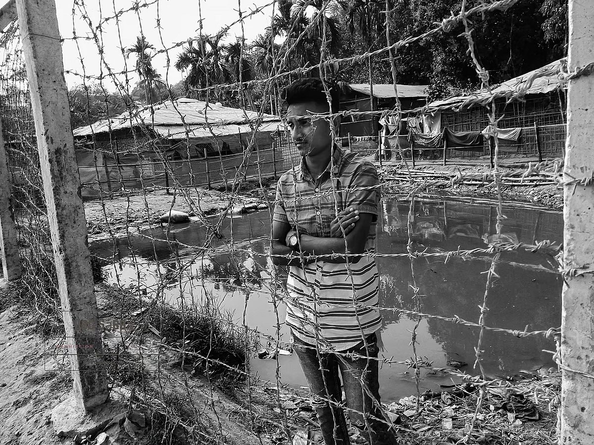 A Rohingya refugee in Bangladesh Cox's Bazar. Bangladesh has been providing shelter to the Rohingya while exploiting their labour and leaving them dependent on foreign aid