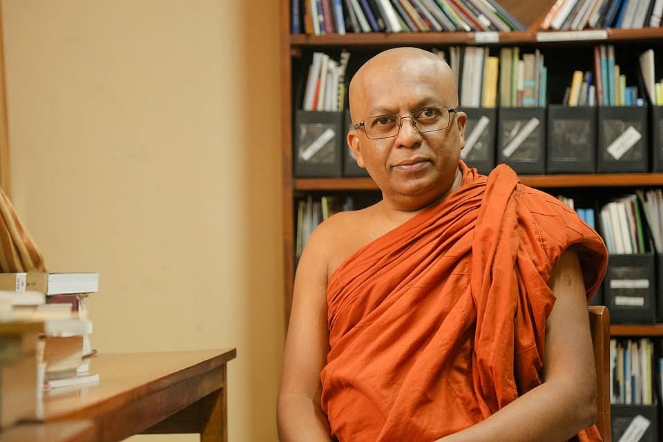 Galkande Dhammananda Thero, a Buddhist monk who speaks often on reconciliation between the Sinhala and Tamil communities in S