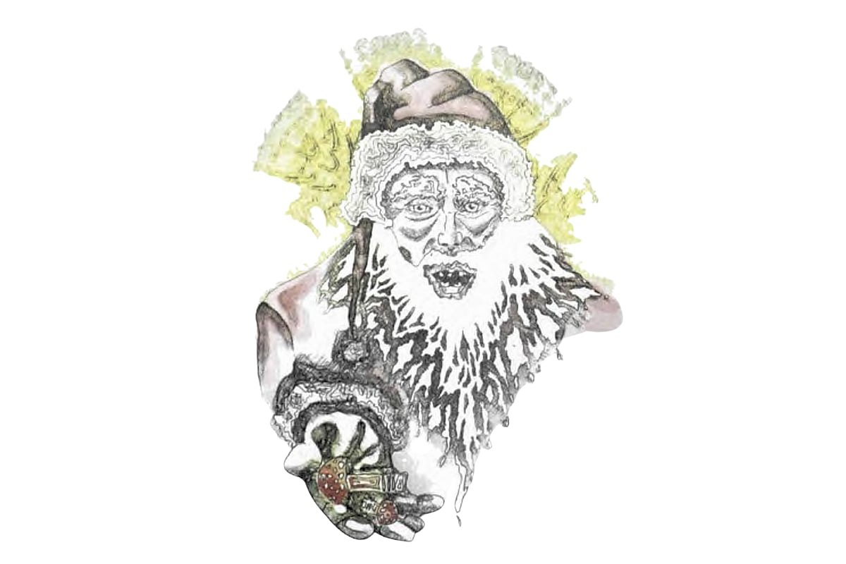 Psychedelic Mr Claus