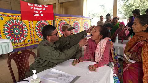सेना ने सोनितपुर जिले में चिकित्सा शिविर का आयोजन किया