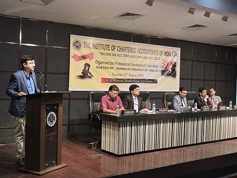 आईसीएआई की गुवाहाटी शाखा की जीएसटी वार्षिक रिटर्न पर कार्यशाला आयोजित