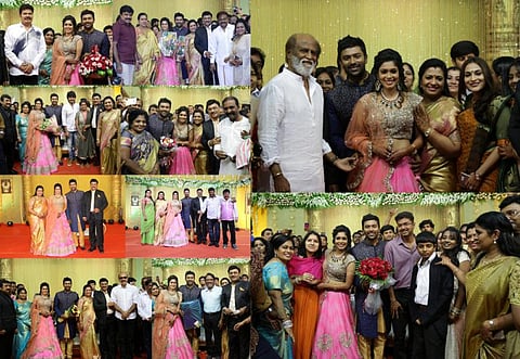 நடிகர் சாந்தனு- கீர்த்தி திருமண வரவேற்பு: சிறப்பு ஆல்பம்