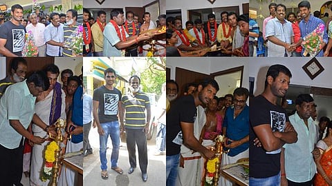 'கத்தி சண்டை' படப்பூஜை ஆல்பம்