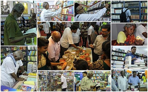 சென்னை புத்தகக் காட்சியில் அதிகம் வலம் வரும் மூத்த வாசகர்கள்!