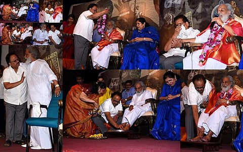 யேசுதாஸை கவுரவித்த எஸ்.பி.பி