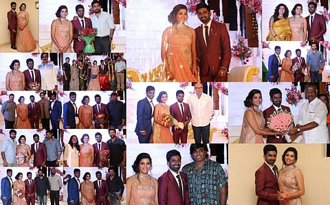 இசையமைப்பாளர் தரண் - தீக்‌ஷிதா திருமண வரவேற்பு ஆல்பம்