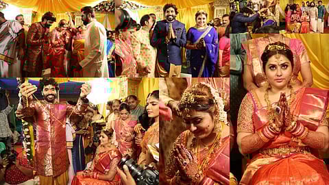 நடிகை நமீதா - வீரேந்திர சவுத்தரி திருமண ஆல்பம்