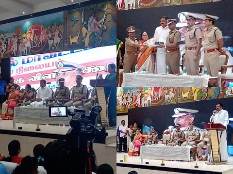 சென்னை பெருநகர காவல் ஆணையாளர் விசுவநாதன், தண்டையார்பேட்டை , செல்வவாணி மகாலில் நடைபெற்ற நிகழ்ச்சியில் கலந்துகொண்டு வண்ணாரப்பேட்டை காவல் மாவட்டத்தில் புதிதாக பொருத்தப்பட்ட 250 கண்காணிப்பு கேமராக்களின் இயக்கத்தை தொடங்கி வைத்தார்.