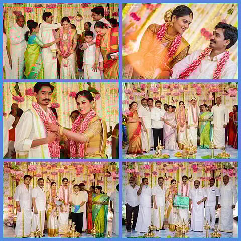 இயக்குநர் பி.வாசுவின் மகள் திருமண ஆல்பம்