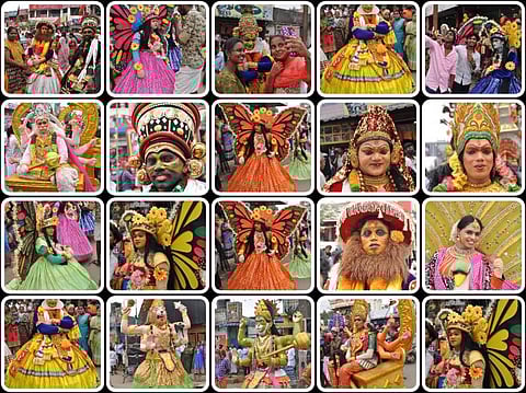 முதல்வரை வரவேற்க வந்த கடவுளர்கள் | படங்கள்: கா.சு.வேலாயுதன், கோவை.