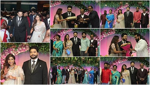 நடிகர் எம்.எஸ்.பாஸ்கர் மகள் திருமணம்: திரையுலக பிரபலங்கள் வாழ்த்து ஆல்பம்