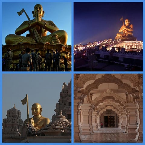 ஹைதராபாத்தில் அமைந்துள்ள ராமானுஜரின் 216 அடி உயர 'சமத்துவ சிலை' - சிறப்பு ஆல்பம்