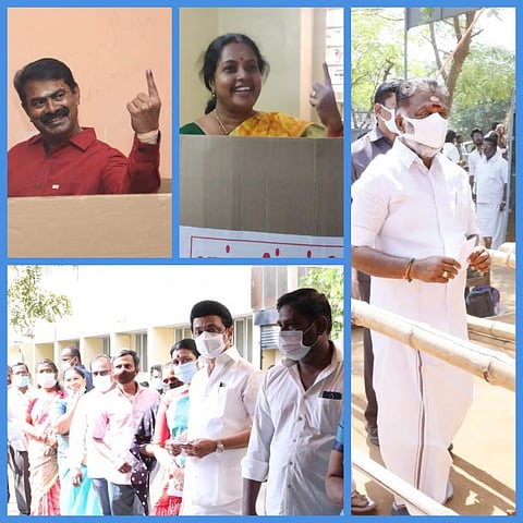 ஸ்டாலின் முதல் சீமான் வரை... நகர்ப்புற உள்ளாட்சி தேர்தலில் வாக்களித்த அரசியல் தலைவர்கள் - புகைப்படத் தொகுப்பு