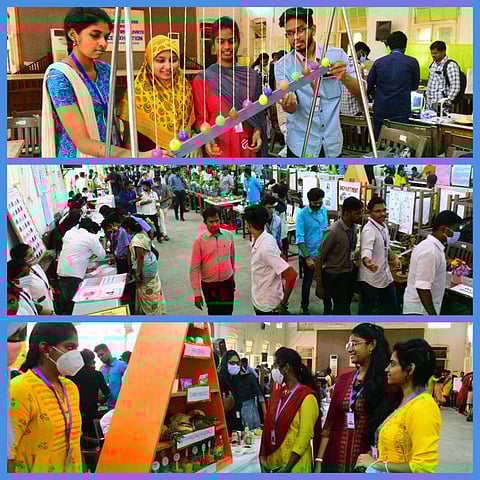 மதுரை அமெரிக்கன் கல்லூரியில் அறிவியல் கண்காட்சி - புகைப்படத் தொகுப்பு