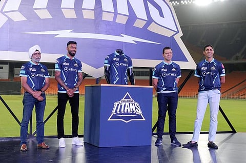 IPL 2022 | குஜராத் டைட்டன்ஸ் அணியின் அறிமுக நிகழ்வு - புகைப்படத் தொகுப்பு