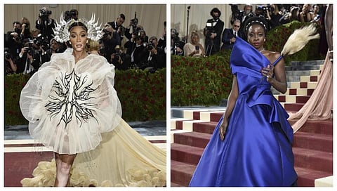 மெட் காலா: ஆடை அலங்காரத்தில் அசத்திய பிரபலங்கள்