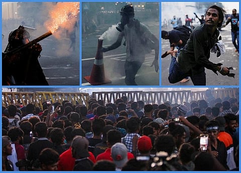 இலங்கை அதிபர் மாளிகையைக் கைப்பற்றிய போராட்டக்காரர்கள் - புகைப்படத் தொகுப்பு