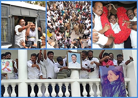 அதிமுகவின் ’ஜூலை 11 சம்பவங்கள்’ - புகைப்படத் தொகுப்பு