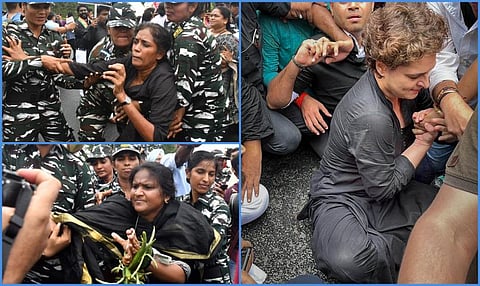 டெல்லி கருஞ்சட்டைப் பேரணியும் கைது நடவடிக்கையும் - புகைப்படத் தொகுப்பு