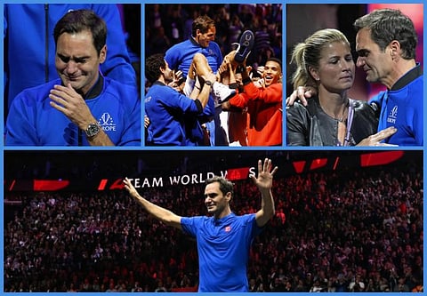 கண்ணீருடன் விடைபெற்ற ரோஜர் பெடரர்... கண்ணீர் மல்க ரசிகர்கள் பிரியாவிடை!