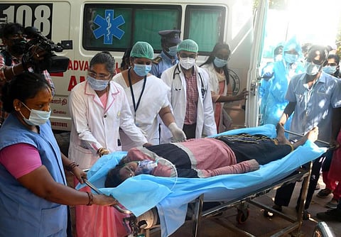 கரோனாவை எதிர்கொள்ள நாடு முழுவதும் ஒத்திகை: புகைப்படத் தொகுப்பு