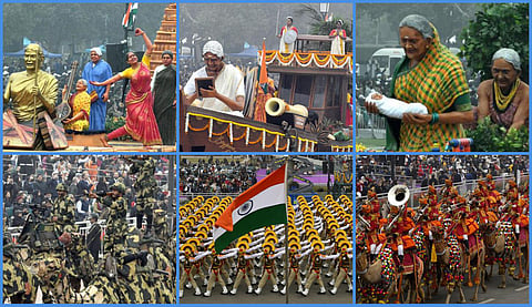 முப்படைகளின் வல்லமையைப் பறைசாற்றிய 74-வது குடியரசு தின விழா அணிவகுப்பு | ஆல்பம்