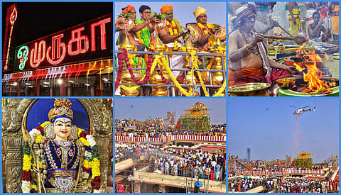 பழநி மலைக்கோயில் கும்பாபிஷேகம் | சிறப்பு புகைப்படத் தொகுப்பு