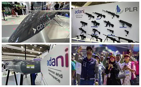 'ஏரோ இந்தியா 2023' கண்காட்சியில் கவனம் ஈர்த்த அதானி ஸ்டால்! - புகைப்படத் தொகுப்பு