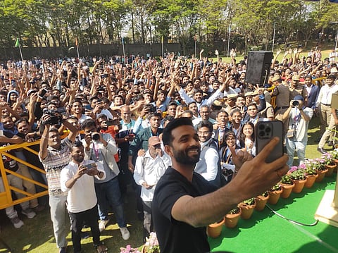 வேலூர் நிகழ்வில் ரஹானே - புகைப்படத் தொகுப்பு