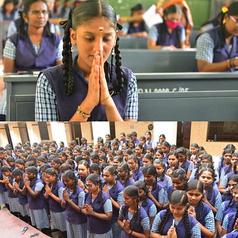 தொடங்கியது +2 பொதுத் தேர்வுகள்:  புகைப்படத் தொகுப்பு