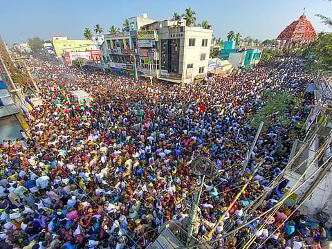 திருவாரூர் ஆழித் தேரோட்டம் - புகைப்படத் தொகுப்பு
