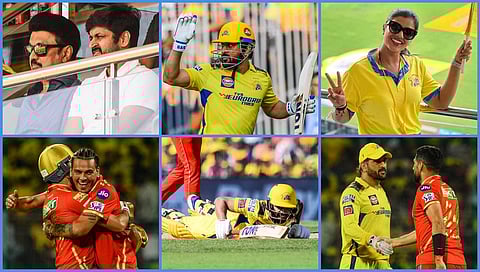 சென்னை Vs பஞ்சாப் போட்டியின் கவனம் ஈர்த்த தருணங்கள் - புகைப்படத் தொகுப்பு