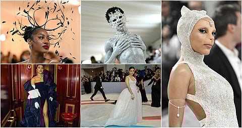 Met Gala 2023  |  வித்தியாசமான ஆடைகளில் வலம் வந்த பிரபலங்கள் - ஸ்பெஷல் ஆல்பம்