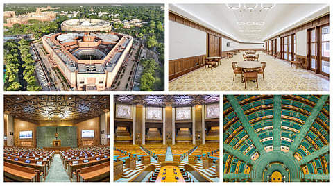 எப்படி இருக்கிறது புதிய நாடாளுமன்ற கட்டிடம்? - புகைப்படத் தொகுப்பு