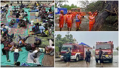 பிப்பர்ஜாய் புயல் பாதிப்பும் தாக்கமும்: போட்டோ ஸ்டோரி