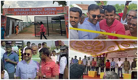 ‘நடராஜன் கிரிக்கெட் மைதானம்’ திறப்பு விழா - சிறப்பு ஆல்பம்