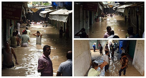 யமுனை வெள்ளத்தால் டெல்லியில் மிதக்கும் திபெத்தியர் சந்தை - போட்டோ ஸ்டோரி