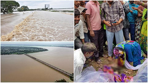 வெள்ளத்தில் தத்தளிக்கும் தெலங்கானா - போட்டோ ஸ்டோரி