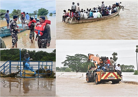 ஆந்திரப் பிரதேச வெள்ளப் பெருக்கு - புகைப்படத் தொகுப்பு